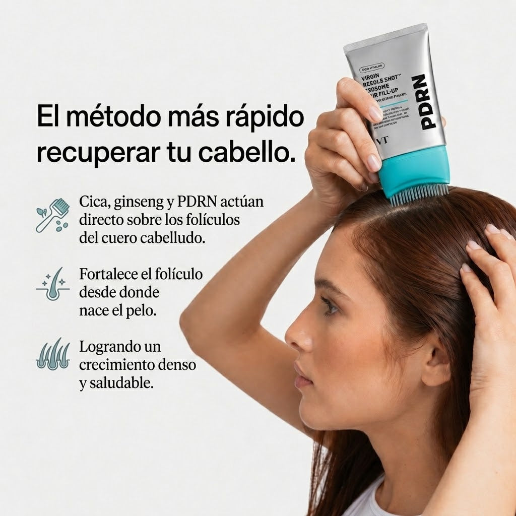 Sérum Densidad capilar con cepillo que penetran los Foliculos